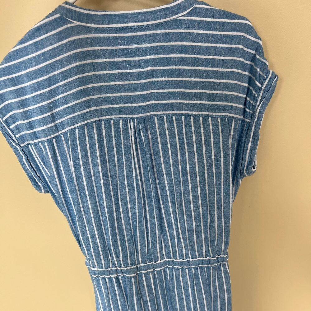 Rails Emma Stripe Linen Blend Minidress - image 4